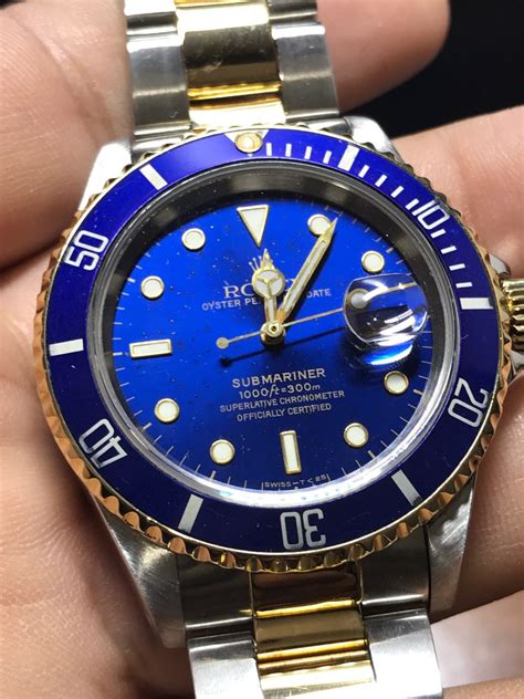 rolex submariner azul precio|rolex acero oyster.